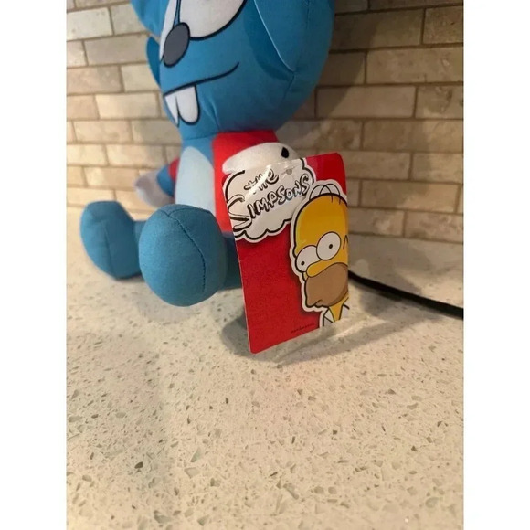 Toy Factory The Simpsons Plush Itchy Mouse Stuffed Animal Toy Doll 10" b12 - Picture 4 of 4